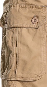 Short cargo personnalisable pour homme – Short de sport décontracté, coupe mi-longue, séchage rapide, respirant, matière douce, fermeture éclair - Product Image 2