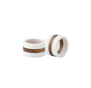 High Quality Modern Vintage-Style Wood & Resin Napkin Ring Holder Handmade Natural Wood Crafts With Wholesale Price - Product Image 6