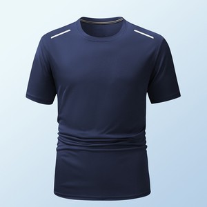 Camiseta Deportiva de Manga Corta de Secado Rápido con Logotipo Personalizado Bordado, Precio de Fábrica de Bangladesh y China - Product Image 2