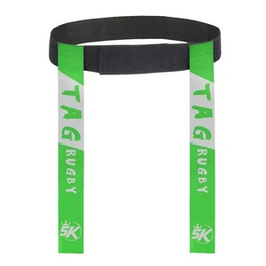 Ceintures de rugby 5KINGZ SPORTS jaunes et noires, écologiques, légères, durables, promotionnelles, pour les matchs et les équipements sportifs d'équipe - Product Image 1