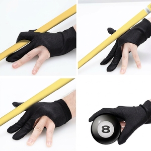 Guantes de Snooker para Hombre, de la Mejor Calidad, Antideslizantes, de 3 Dedos, Transpirables, de Color Sólido, Unisex - Product Image 5