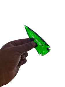 Pointe de flèche en verre façonnée à la main. - Product Image 3