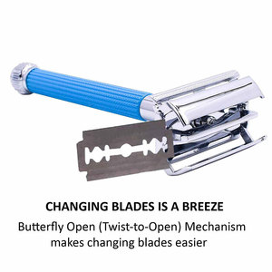 Classic Double Edge Shaving <b>Razor</b> Metal Safety <b>Razor</b> For <b>Men</b> Close Comfortable Wet Shaving Experience - Product Image 6