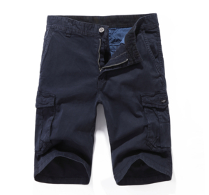 Short cargo tactique pour homme, taille haute, multi-poches, décontracté, été, nouveau design personnalisé. - Product Image 1