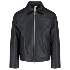Men's Genuine Leather Jacket Wholesale High Quality Custom Size Made Durable Outerwear for All Seasons Men's Leather Jacket - Product Image 1