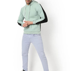Sweat à capuche zippé respirant en molleton épais 300g de haute qualité, double fermeture éclair, sans cordon de serrage, coupe classique pour homme, hiver, couleur unie - Product Image 2