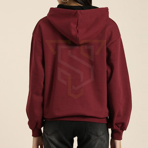Vêtements de mode, sweats à capuche pour femmes de couleur unie, vêtements d'hiver pour femmes, sweats à capuche pour femmes fabriqués au Pakistan - Product Image 3