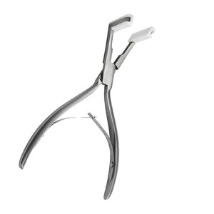 Pinzas para Extensiones de Cabello de Acero Inoxidable con Puntas de Nailon, Herramienta para Extensiones de Cabello con Micro Anillos, Pinza Profesional de Agarre Fuerte para Extensiones de Cabello - Product Image 2