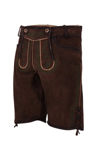 Lederhosen/trachten Bavarian กางเกง lederhosen หนังแท้สั้นสำหรับผู้ชาย - Product Image 6