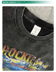 T-shirt personnalisé pour homme, t-shirt à imprimé graphique surdimensionné, mode streetwear, t-shirt court et ample pour homme - Product Image 6