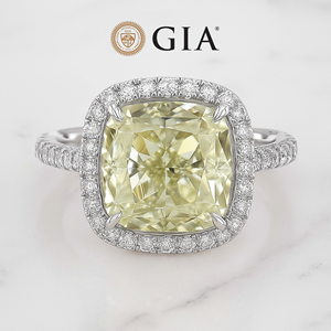 เพชร CVD สีเหลืองสดใส น้ำหนัก 2.01 กะรัต ความสะอาดระดับ VVS2 รับรองโดย IGI รูปทรง Asscher เพชรเพาะเลี้ยงสำหรับทำเครื่องประดับ เพชรเม็ดเดี่ยว - Product Image 6