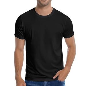 Servicios OEM, Impresión de Marca Privada Personalizada, Camisetas de Cuello Redondo de 350 GSM, Manga Corta, Corte Ajustado, para Adultos, Transpirables - Product Image 1