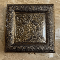 Boîte en bois artisanale pour fruits secs, cadeau de retour, faveur de mariage, boîte à bonbons décorative indienne pour les invités