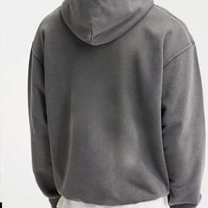 Sudaderas con Capucha de Algodón Grueso, Estilo Vintage, Corte Regular, Ecológicas, Bordadas y con Lavado Ácido, Personalizadas al por Mayor, Marca Privada OEM - Product Image 6