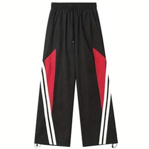 Pantalones Deportivos Holgados de Cintura Alta para Mujer, Ropa de Invierno, Diseño Color Block, Logotipo Personalizado OEM, Estilo Urbano Informal - Product Image 5
