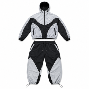 Veste coupe-vent réversible sportive pour homme, coupe ample, en nylon teint en pièce, éco-responsable, grandes tailles, avec logo uni - Product Image 4