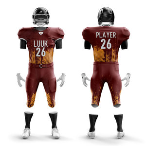 Uniforme de Fútbol Americano Personalizado al por Mayor para Hombre, Jersey y Pantalones Sublimados, Elásticos en 4 Direcciones, Transpirables, de Secado Rápido, Ropa Deportiva para Equipos - Product Image 3