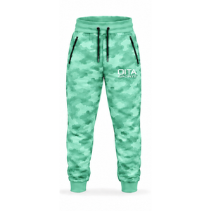 Mint Green Camo <b>Tracksuit</b> Unisex Zip Up Hoodie Jogger Pants Set Custom <b>Camouflage</b> Sportswear Athletic Training Casual Outfit - Product Image 2