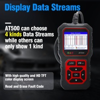 Escáner OBD2 AT500, Herramienta de Diagnóstico de Automóviles de 12 V, Lector Profesional de Códigos de Error del Motor para Todos los Automóviles, Transmisión de Datos en Tiempo Real, Nuevo