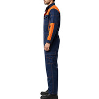 Combinaison de travail robuste avec poches utilitaires, manches longues, uniforme de travail industriel pour atelier, usine et travaux en extérieur