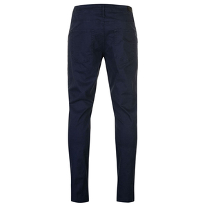 Jean taille haute coupe skinny droite respirant en denim délavé clair avec fente à l'ourlet pour femme, décontracté, longueur intégrale, boutonné, effet stonewashed - Product Image 5