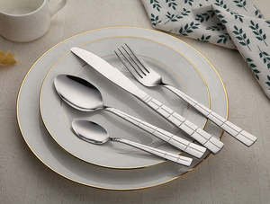 Ensemble de couverts en acier inoxydable de qualité export |   Cuillère, fourchette et couteau polis pour la vente en gros et les acheteurs internationaux - Product Image 6