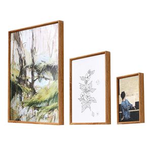 16 PCS Vintage Eclectic <b>Framed</b> Wall Art <b>Prints</b> High Glow Gallery Wall Decor <b>with</b> 3 Sizes Flexible Combinations - Product Image 1