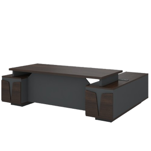 Modern Durable Executive <b>Desk</b> Wood Top Contemporary Office Furniture Hipboard V-TCD 2426 (E) for Manager Workstation - Product Image 6