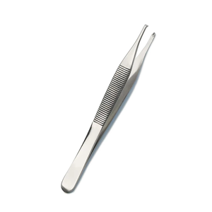 Pinces à tissus Adson de qualité supérieure en acier inoxydable, 1x2 dents, pinces de dissection fines, instruments chirurgicaux médicaux pour cliniques, certifiées CE ISO - Product Image 3