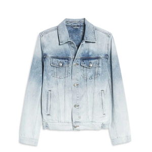 Custom Hot Autumn Men's Embroider <b>Black</b> Denim <b>Jacket</b> High Quality Loose Fashion <b>Jean</b> <b>Jackets</b> Custom Hot Autumn - Product Image 4