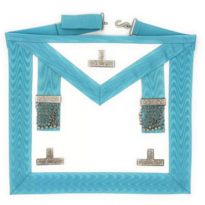 Nuevo modelo 2026: Mandil masónico de cuero de cordero para Maestro Masón y Maestro Masón de Honor, con precio económico. - Product Image 4