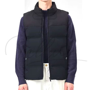 2026 Top Trending Men Sleeveless Puffer <b>Jackets</b> Custom Design <b>Light</b> <b>Weight</b> <b>Plus</b> <b>Size</b> High Street Style Custom Logo - Product Image 1