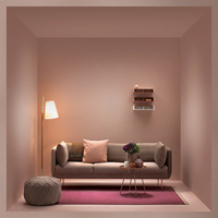 Estantes Flotantes Modernos y Duraderos LUOOMA con Almacenamiento, Diseño Contemporáneo, Material de Roble para Decoración del Hogar y Sala de Estar