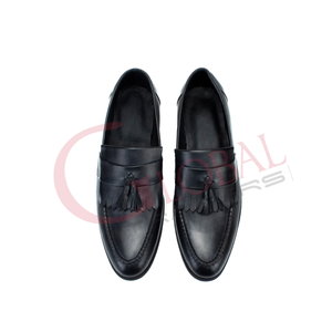 Mocassins à pampilles pour hommes en cuir, chaussures habillées à enfiler, style mocassin, pour affaires, luxe, créateur, bureau, mariage, mode - Product Image 6