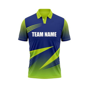 Conjunto de Uniforme de Cricket Personalizado Más Vendido, Impresión de Logotipo y Nombre del Equipo, Camisetas de Cricket para Adultos, 100% Poliéster, Transpirable y Ligero - Product Image 1