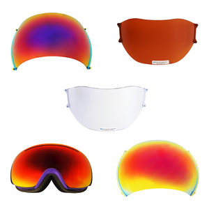 Lentille de masque de ski en polycarbonate haute visibilité et haute qualité NK anti-buée pour conditions de changement de température - Product Image 1