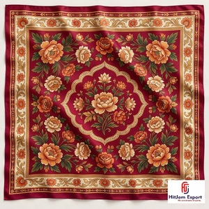 Premium Custom Printed Silk Feel Square Headscarf Soft Lightweight OEM ODM Manufacturer São Vicente Custom Fabric Products - Product Image 6
