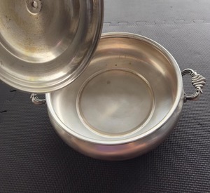 Recipiente redondo de acero inoxidable con tapa y asas para servicio de buffet al mejor precio - Product Image 2