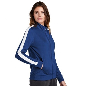 High Quality Women's Slim Winter Bomber <b>Jacket</b> Long Sleeve Tricot Casual Sport Style Breathable Printed Fabric Autumn Stand - Product Image 2