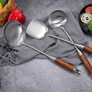 Utensilios de Cocina Modernos de Acero Inoxidable de Buena Calidad, Cucharón, Espátula, Servidor de Espaguetis, Mango Personalizado, Empaque Personalizado - Product Image 4