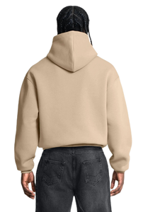 Oversized Men Hoodie Classic Pullover <b>Top</b> Spacious Kangaroo Pocket Adjustable Hood <b>Long</b> <b>Sleeves</b> Relaxed Fit Stylish Modern Look - Product Image 3