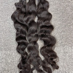 Cabello Ondulado Vietnamita Natural Remy Virgen 1B de Alta Longitud, Tejido Profesional a Máquina con Doble Trama, Todos los Colores - Product Image 2