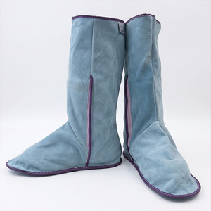 JNM SAFETY Couvre-chaussures de soudage en cuir bleu, robustes, pour usage industriel, protection des pieds, résistantes au feu - Product Image 5