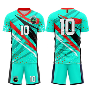 Uniforme de Fútbol con Diseño Personalizado OEM, Impresión por Transferencia de Calor, Tela Transpirable 100% Poliéster, Parte Delantera Corta Antibacteriana, Incluye Bolsa - Product Image 6
