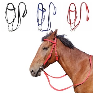 Cabestros para caballo engrosados con correa ajustable, tres colores, arnés para caballo, estirador de cuello de caballo de alta resistencia - Product Image 3