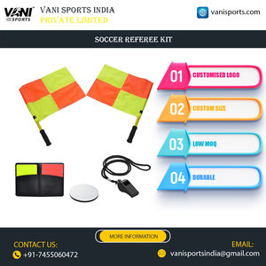 Kit de Árbitro de Fútbol al por Mayor con Banderas de Árbitro, Tarjetas Rojas/Amarillas, Silbato y Lanzador de Monedas para Partidos - Product Image 3