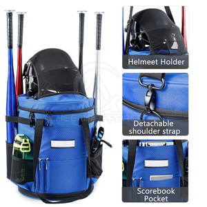 Bolsa de Béisbol de Tela Impermeable y Resistente con Espacio para Bate, Pelota y Casco, Diseño Ligero para Entrenamiento y Práctica - Product Image 2