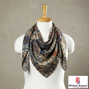 Pañuelos Cuadrados de Seda con Estampado Digital Personalizado, Hijab de Moda para Mujer, Fabricante y Proveedor Textil OEM ODM, Fábrica Mayorista - Product Image 4