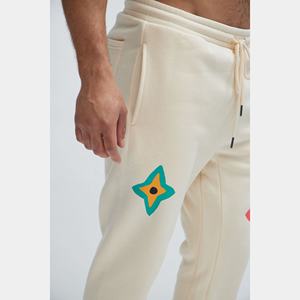 กางเกงผ้าคอตตอนปลายบานสำหรับผู้ชาย100% มืออาชีพโลโก้ตามสั่งสไตล์ลำลองระบายอากาศพร้อมโลโก้จากโรงงาน - Product Image 4