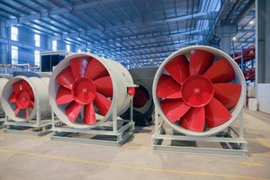 Ventilateur axial à entraînement direct haute énergie, haute résistance, 400-1500 mm, acier SS400, APL-8-14D, de l'usine PLG au Vietnam, personnalisation disponible - Product Image 4
